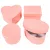 Papír doboz kerek mistic pink D20-17,5-15cm 3db-os