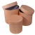 Papír doboz magas mistyc puder D20-17,5-15cm 3db-os