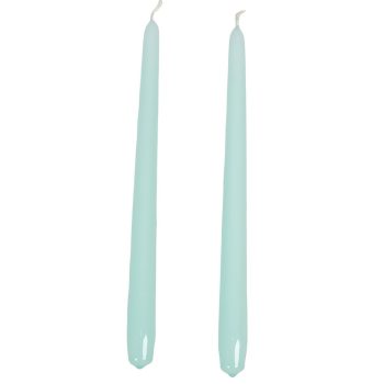 Lakkozott szálas gyertya 290x22mm menta 10db/csom (db ár)