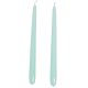 Lakkozott szálas gyertya 290x22mm menta 10db/csom (db ár)