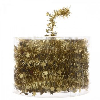 Angyalhaj girland világos arany 3cmx700cm