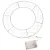 Koszorú drót 100 LED-es elemes (elem nélkül) D30cm