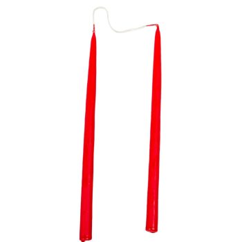 Matt ceruza gyertya piros 230x10mm 8db/csom (db ár)