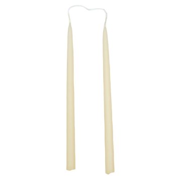 Matt ceruza gyertya ecru 230x10mm 8db/csom (db ár)