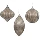 Glitteres habgömb füstös pezsgő 8cm