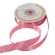 Szatén szalag pöttyös rózsaszín 15mmx25m