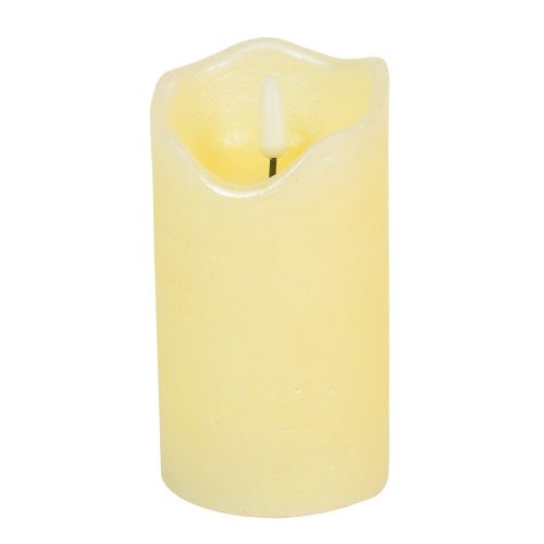 Gyertya LED-es elemes (elem nélkül) gyöngy D7cm M13cm