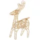 Szarvas 10 LED-es arany M21cm