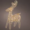 Szarvas 10 LED-es arany M21cm