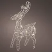 Szarvas 10 LED-es ezüst M21cm