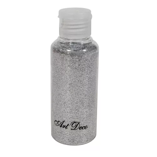 Glitter ezüst 65gr