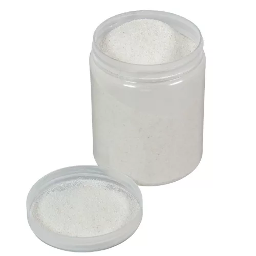 Dekor homok mikro FEHÉR 0,6-0,8 tégelyben 900gr