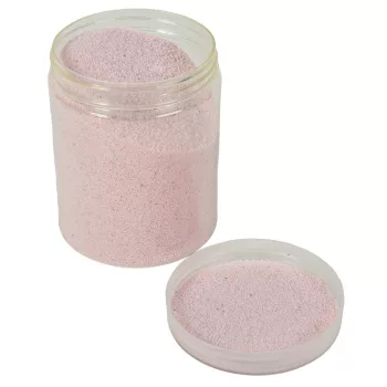 Dekor homok mikro RÓZSASZÍN  0,6-0,8 tégelyben 900gr