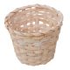 Bambusz kaspó kerek fehér D15cm M13cm