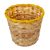 Bambusz kaspó kerek natúr-sárga D17cm M15m