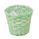 Bambusz kosár kerek zöld D13cm M10cm