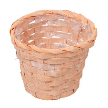 Bambusz kosár kerek barack D13cm M10cm