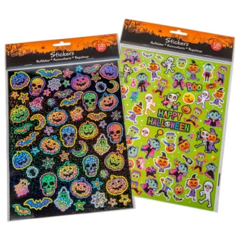 Halloween matrica szett 120db-os 2lapon  (19x25cm)