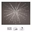 Sarkcsillag 60 LED-es elemes fehér időzítős meleg 45cm
