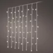 Fényfüggöny 120 LED-es transparens adapteres meleg 1x2m