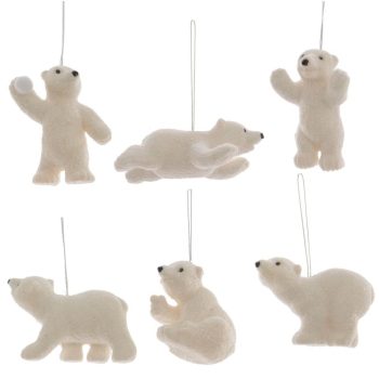 Jegesmaci műa akasztós fehér 8cm