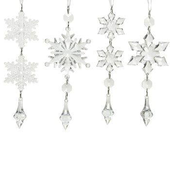 Hópihés akril dísz 16cm