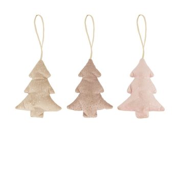 Akasztós fenyő textil 13cm