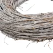 Vessző koszorú fehér D27x6cm