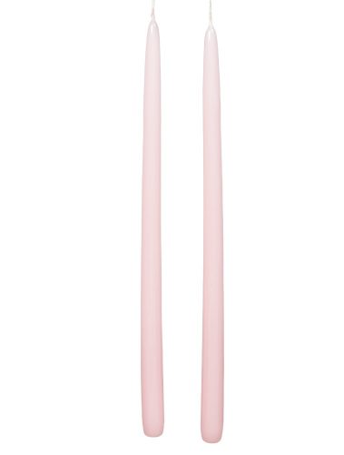 Lakkozott szálas gyertya 400x22mm rózsaszín 8db/csom (db ár)