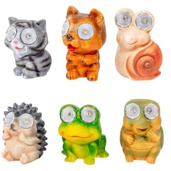 Kerti állat LED-es szolár poly M8cm