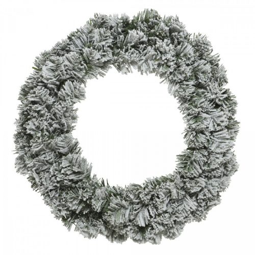 Fenyő koszorú havas 35cm