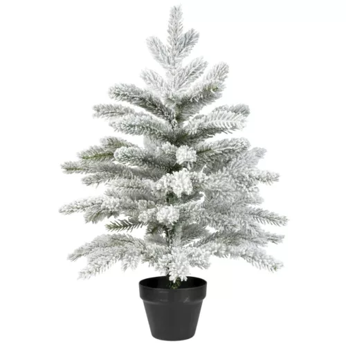 Fenyőfa havas cserépben Grandis M60cm 