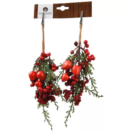 Csipke bogyós pick csiptetős M25cm 2db-os