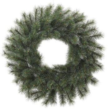 Fenyú koszorú havas 65cm