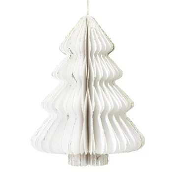 Origami papír fenyő fehér M20cm