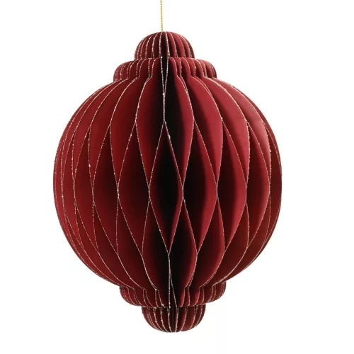 Origami gömb piros 15cm