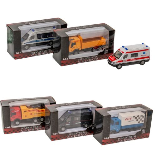 Járművek fém 12cm