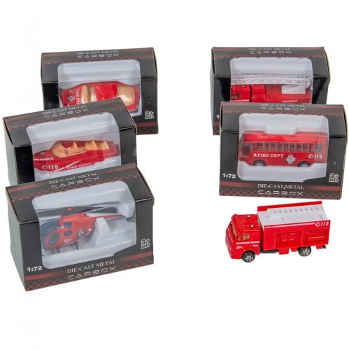 Tűzoltó járművek 8cm mix