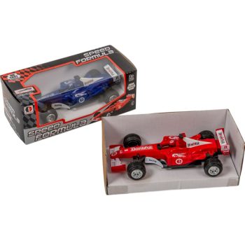 Versenyautó felhúzhatós 13cm