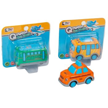 Fém jármű felhúzható 6,5cm