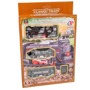 Vonat szett 9db-os 44cm
