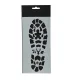 Stencil minta mikulás csizma 25x12,5cm 2db-os
