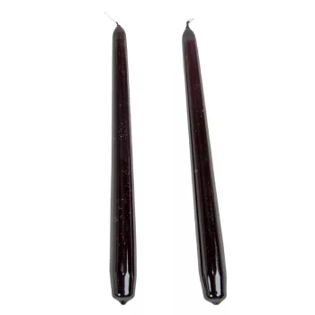 Lakkozott szálas gyertya 240x22mm fekete 10db/csom (db ár)