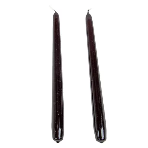 Lakkozott szálas gyertya 240x22mm fekete 10db/csom (db ár)