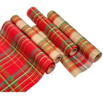 Kocskás mintás dekor anyag 28x250cm