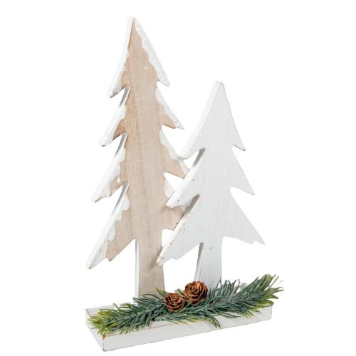 Fenyőfa stilizált talpas M24cm