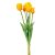 Papagáj tulipán gumi 5v. narancssárga M46cm 12db/#