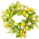 Tojásos, virágos koszorú 50cm