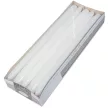 Lakkozott szálas gyertya 290x22mm fehér 10db/csom (db ár)