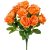 Rózsa csokor 12v. narancssárga M36cm 30db/#